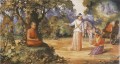 les quatre grands signes de l’ancien malade mort et un moine mendiant serein bouddhisme